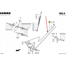 755508 0 ritininė grandinė 12ah 1 x 272 ritinėliai