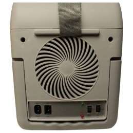 Nešiojamas turistinis šaldytuvas 10l granitinis 12v 230v