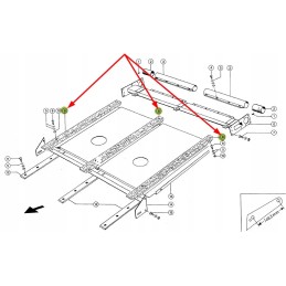 645098 02 pasvirusi konvejerio juosta l 1210 mm