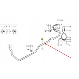 689886 0 valdymo sistemos hidraulinė žarna