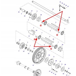 D43162000 pleištas su nosimi 16 x 7 x 63 mm