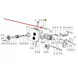 607098 2 hidraulinio siurblio tvirtinimo elementas