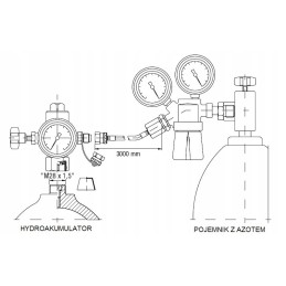 M28 hidroliderio amortizatoriaus įkrovimo komplektas