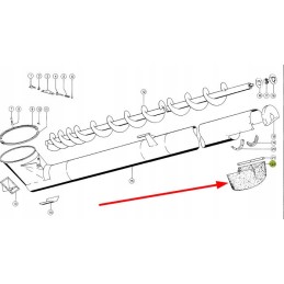 687174 01 išleidimo vamzdžio galinis dangtis