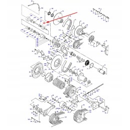 D44351400 kūlimo mašinos pavaros spyruoklė