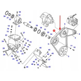 X697171900000 kombinuotas trapecinis diržas 2avx13x1325