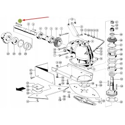 101537 0 nosies pleištas 8 x 7 x 45