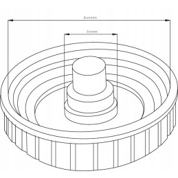 New Holland degalų bako dangtelis