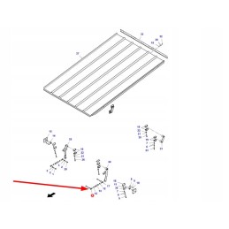 D45699000 grįžtamojo veleno kilpinė jungtis