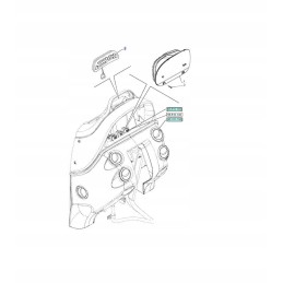 Prietaisų skydelis new holland t6 t7 47541068 cnh