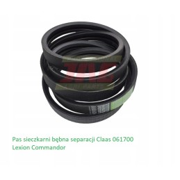 Claas 061700 Lexion pašarų kombaino būgno atskyrimo diržas