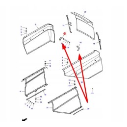 La323320250 galinis korpuso laikiklis