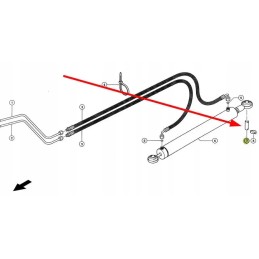 541635 1 hidraulinio stūmoklio kaištis