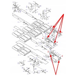 D28251420 powerflow antraštės juostos veleno atrama