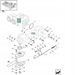 New Holland kukurūzų peilio įvorė 140048 CNH