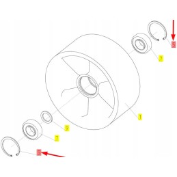 100164445 fiksavimo žiedas