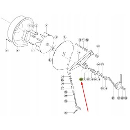 798593 0 ventiliatoriaus veleno guolio korpusas