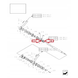 Rutulinis guolis 40x90x23mm naujas Olandijos korpusas 913716