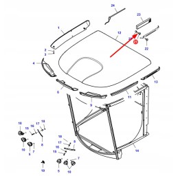 La323227050 varžtas M6 x 50