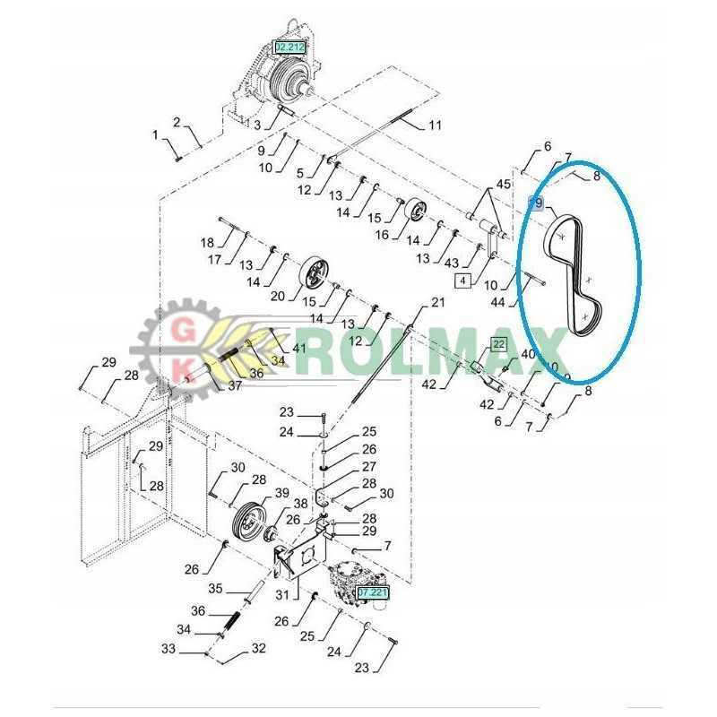 Hidro siurblio pavaros diržas 84607712 3hb2900 new hollan