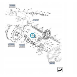 Įvorė new Holland cx cr tf 84022798 cnh