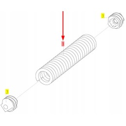 100467612 įtempiklio spyruoklė