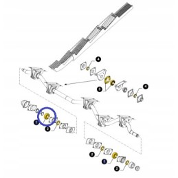 New Holland tx tf 21003 kratytuvo guolis