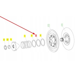 100043805 kūlimo mašinos sankabos tarpiklis