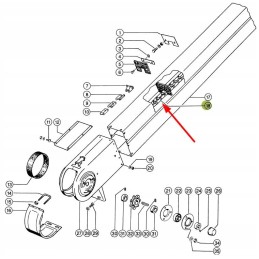 601723 0 grūdų elevatoriaus grandinė