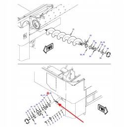 71419420 iškrovimo sraigto grandinė