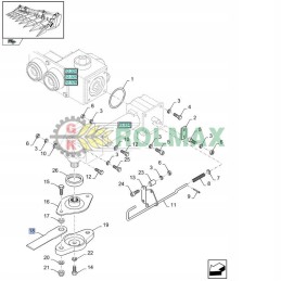 New Holland kukurūzų antgalių smulkintuvo peilis