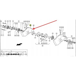 695578 2 varančiojo veleno dangtis