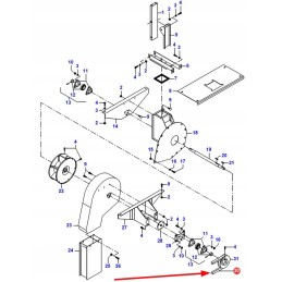 D41998800 klasikinis trapecinis diržas bx 2165 lp