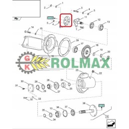 Guminės sankabos naujas Olandijos korpusas 89515000 9515000
