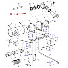 D46482001 metalinė ir guminė įvorė 29 x 30 mm