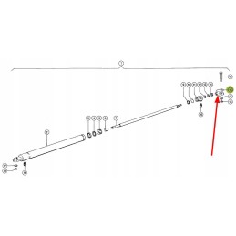 087820 0 iškrovimo vamzdžio pavaros šakės