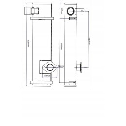 Horizontalus išmetimo duslintuvas Renault Claas traktoriams