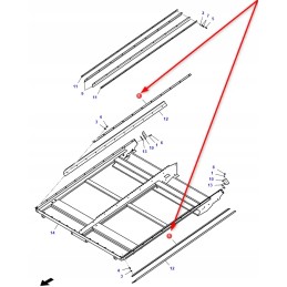 6237391m1 koštuvo krepšio sandariklio tvirtinimas