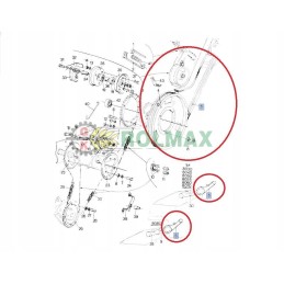 New Holland pasvirusi konvejerio juosta 80424563