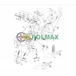 New Holland pasvirusi konvejerio juosta 80424563