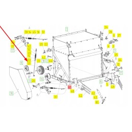 100733458 įtempiklio spyruoklinis strypas