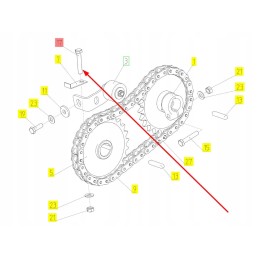 101863290 varžtas su daliniu sriegiu m12x1 75x70
