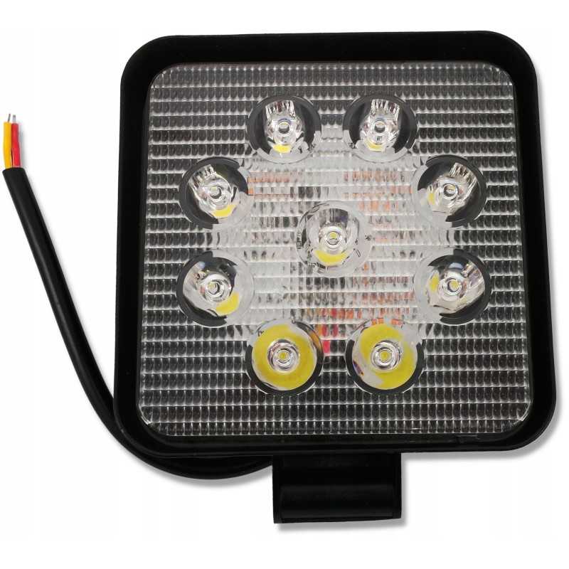 Reflector LED darbinė lempa kvadratinė 12 30v 9w