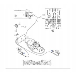 Priekinės ašies jutiklio korpusas steyr new holland tvt 1
