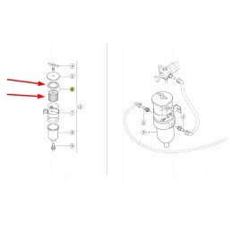 796214 1 variklio kuro filtro įdėklas