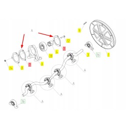 100035981 kratytuvo guolių mazgo poveržlė