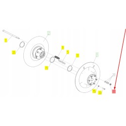 101824693 vainikinė veržlė m16 x 2 0
