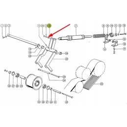644619 0 kūlimo pavaros įtempiklio kaištis