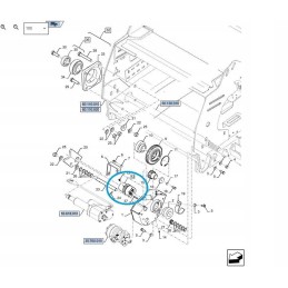 Jungtis new holland cr cr cx7 cx8 84220744 cnh