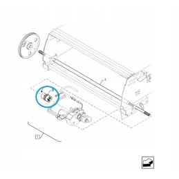 Jungtis new holland cr cr cx7 cx8 84220744 cnh